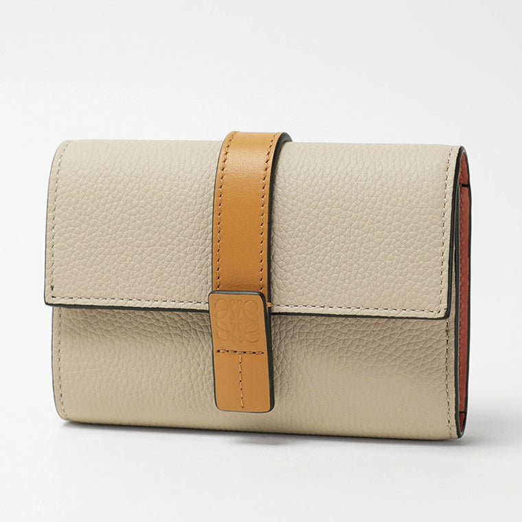 LOEWE レディース 3つ折り財布 SMALL VERTICAL WALLET C660S86X04 LIGHT OAT HONEY ライトオーツ ハニー 2463