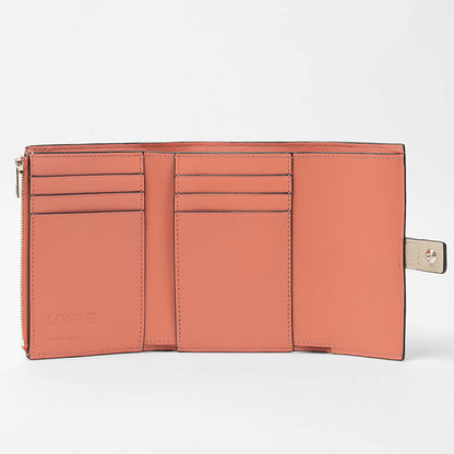 LOEWE レディース 3つ折り財布 SMALL VERTICAL WALLET C660S86X04 LIGHT OAT HONEY ライトオーツ ハニー 2463