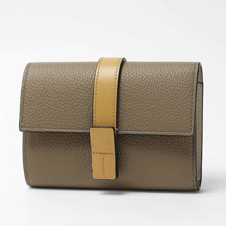 LOEWE レディース 3つ折り財布 SMALL VERTICAL WALLET C660S86X06 TAUPE TALC トープ タルク 6397