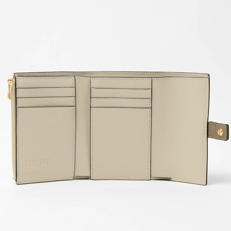 LOEWE レディース 3つ折り財布 SMALL VERTICAL WALLET C660S86X06 TAUPE TALC トープ タルク 6397