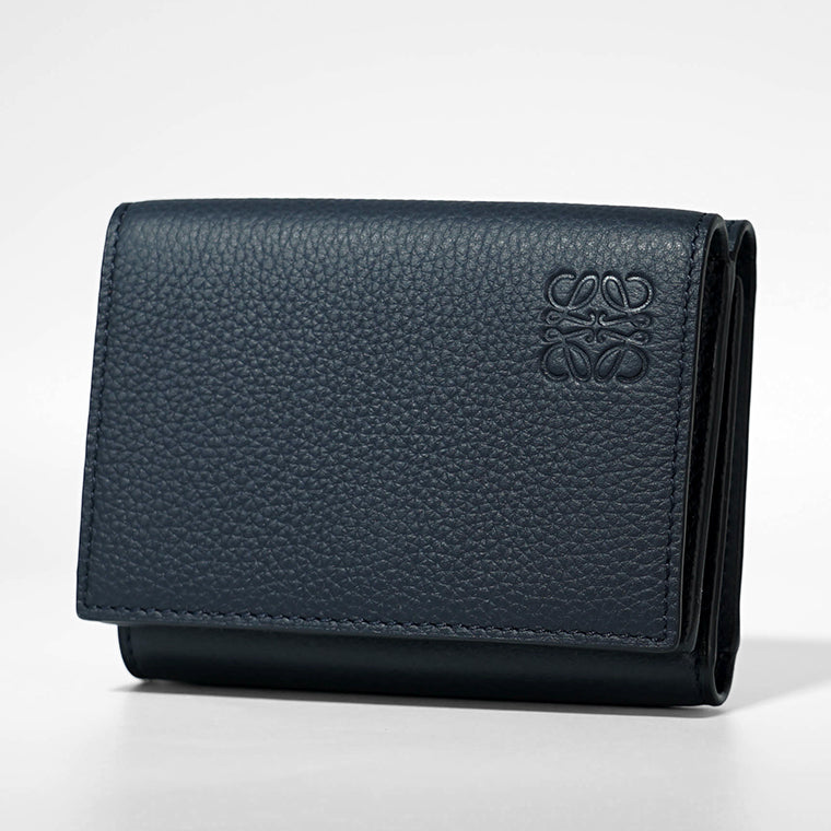 LOEWE メンズ 3つ折り財布 TRIFOLD WALLET C660TR2X04 DEEP NAVY ディープネイビー 5544