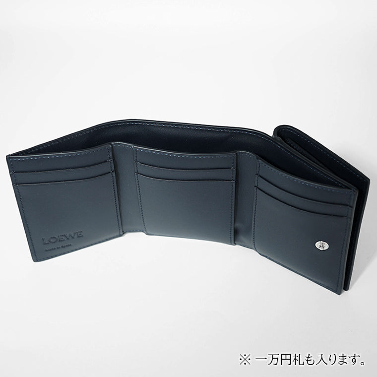 LOEWE メンズ 3つ折り財布 TRIFOLD WALLET C660TR2X04 DEEP NAVY ディープネイビー 5544