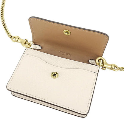 COACH レディース カードケース HALF FLAP CARD CASE C6718 B4HA チョーク CHALK
