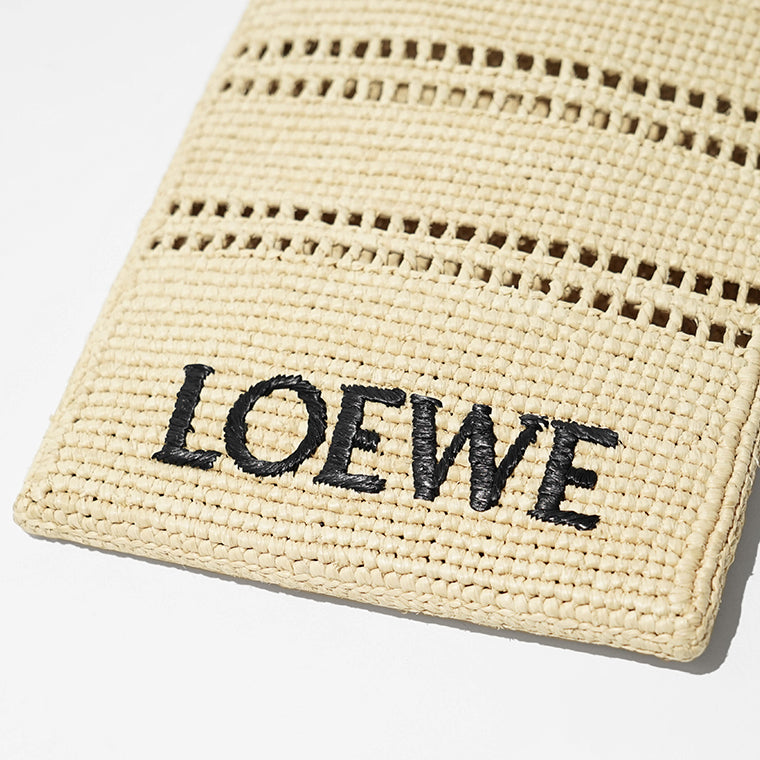 【SUMMER FINAL SALE】 LOEWE レディース ショルダーバッグ DRAWSTRING POCKET C756PHPX01 NATURAL BLACK ナチュラル ブラック 2165