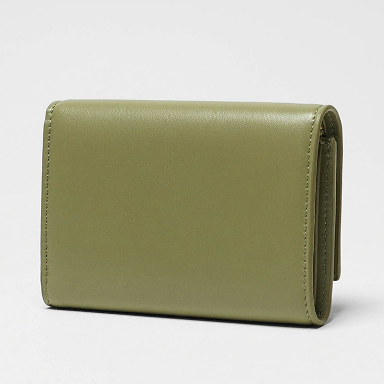 LOEWE レディース 3つ折り財布 ANAGRAM PUFFER SMALL VERTICAL C821S33X06 EUCALYPTUS GREEN 4787
