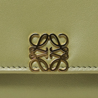 LOEWE レディース 3つ折り財布 ANAGRAM PUFFER SMALL VERTICAL C821S33X06 EUCALYPTUS GREEN 4787
