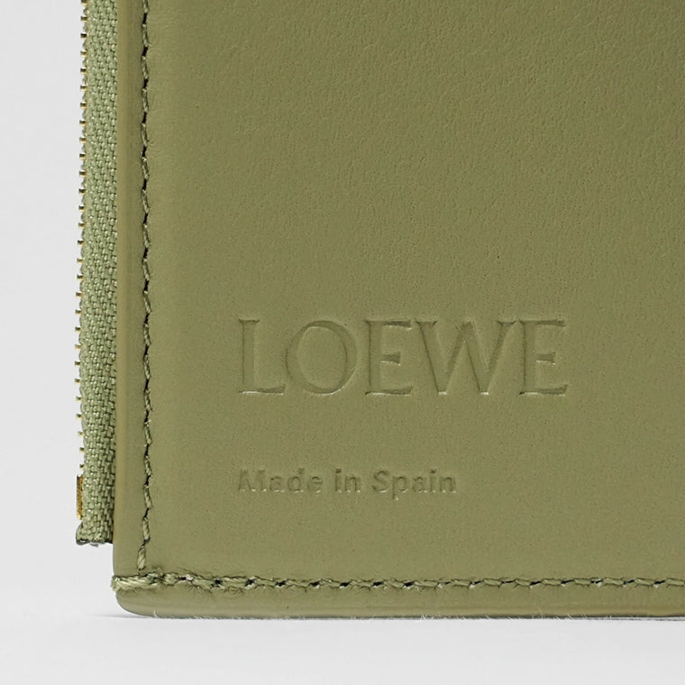 LOEWE レディース 3つ折り財布 ANAGRAM PUFFER SMALL VERTICAL C821S33X06 EUCALYPTUS GREEN 4787