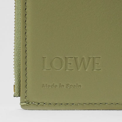 LOEWE レディース 3つ折り財布 ANAGRAM PUFFER SMALL VERTICAL C821S33X06 EUCALYPTUS GREEN 4787