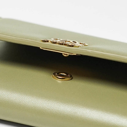 LOEWE レディース 3つ折り財布 ANAGRAM PUFFER SMALL VERTICAL C821S33X06 EUCALYPTUS GREEN 4787