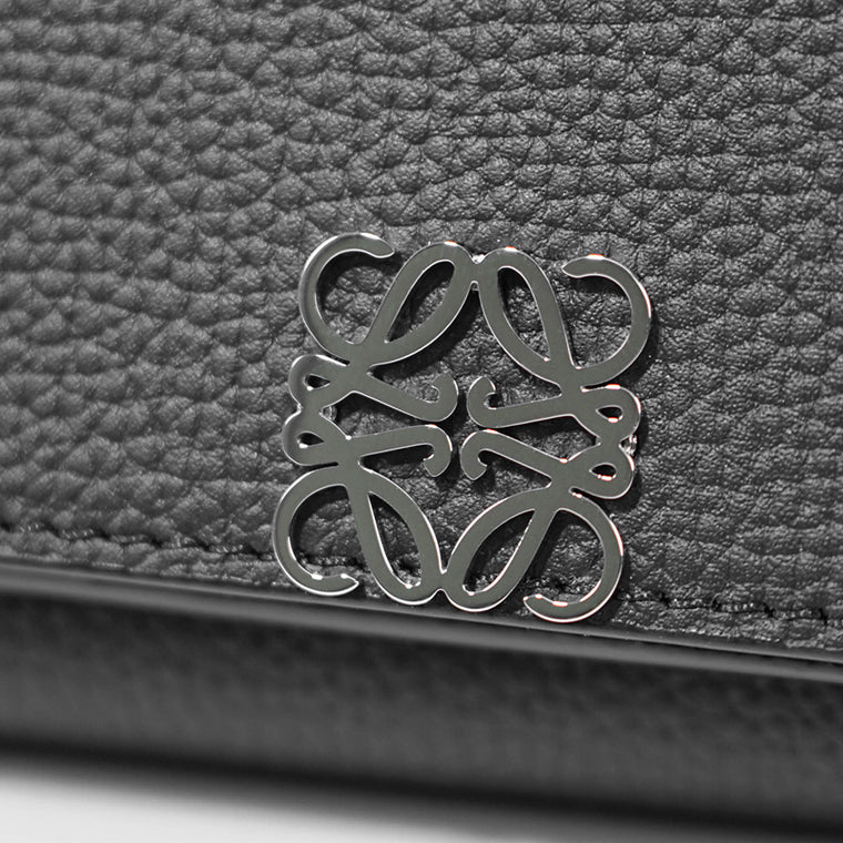 LOEWE レディース メンズ 3つ折り財布 ANAGRAM TRIFOLD WALLET C821TR2X08 BLACK ブラック 1100