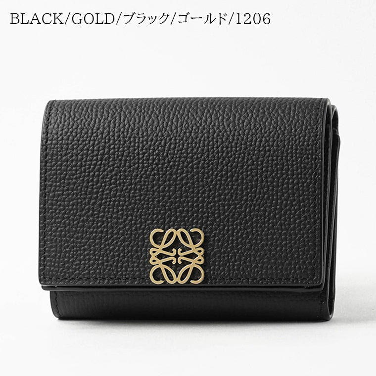 【SUMMER FINAL SALE】 LOEWE レディース 3つ折り財布 ANAGRAM TRIFOLD WALLET C821TR2X16 2カラー