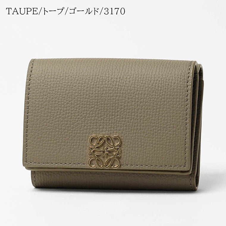 【SUMMER FINAL SALE】 LOEWE レディース 3つ折り財布 ANAGRAM TRIFOLD WALLET C821TR2X16 2カラー