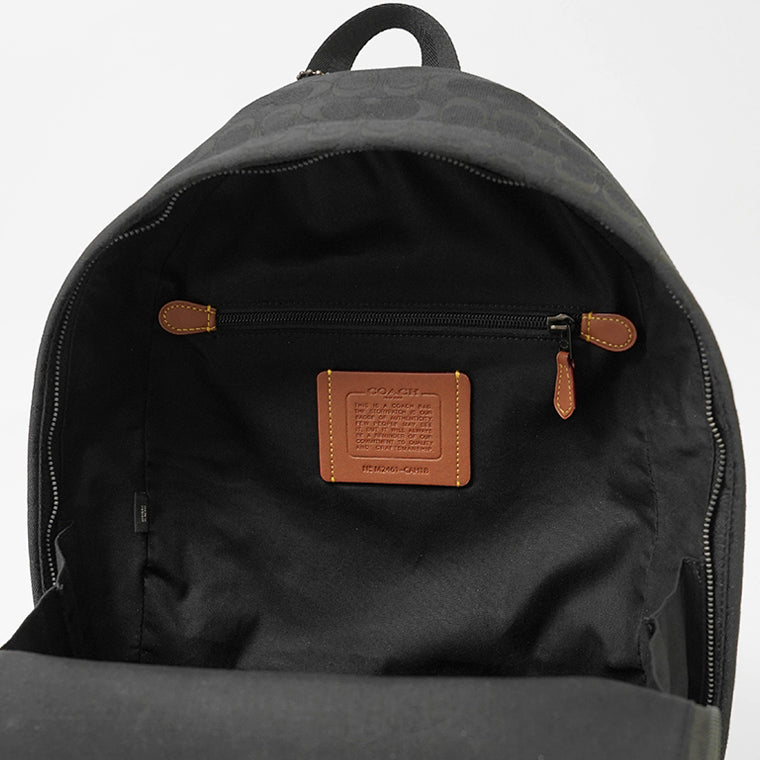 COACH メンズ バックパック HALL BACKPACK IN SIGNATURE JACQUARD CAH18 BLK ブラック BLACK