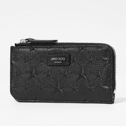 JIMMY CHOO メンズ レディース カードケース CASEY Z EMG ブラック BLACK