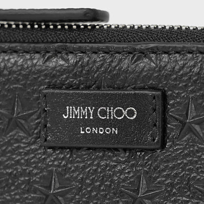 JIMMY CHOO メンズ レディース カードケース CASEY Z EMG ブラック BLACK