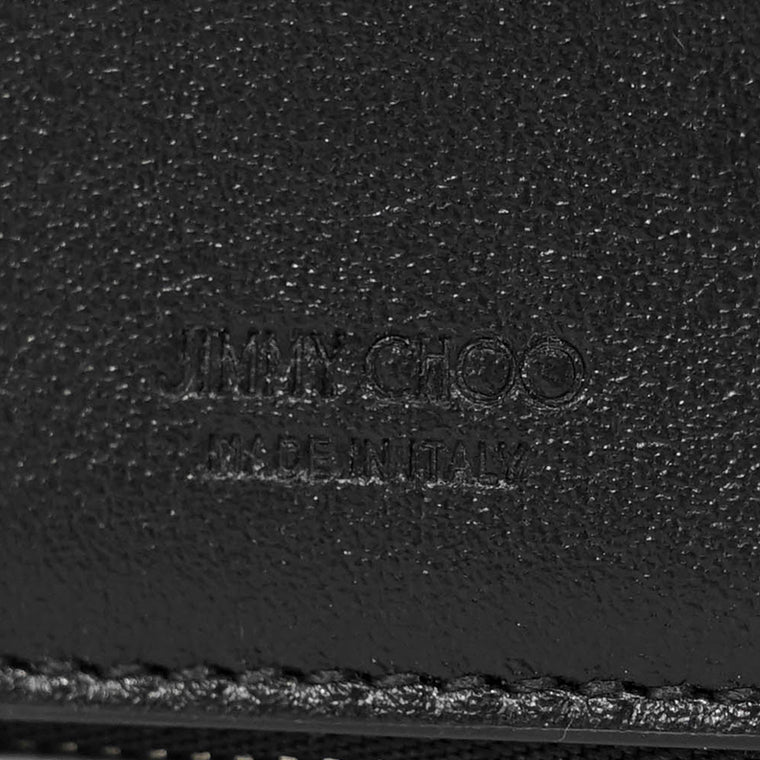 JIMMY CHOO メンズ レディース カードケース CASEY Z EMG ブラック BLACK