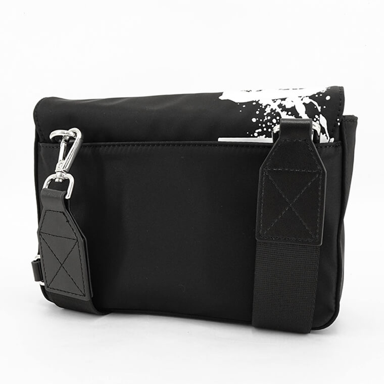 DSQUARED2 メンズ レディース ショルダーバッグ ICON SPLASH CROSSBODY CBM0057 11707314 ブラック ホワイト 2124