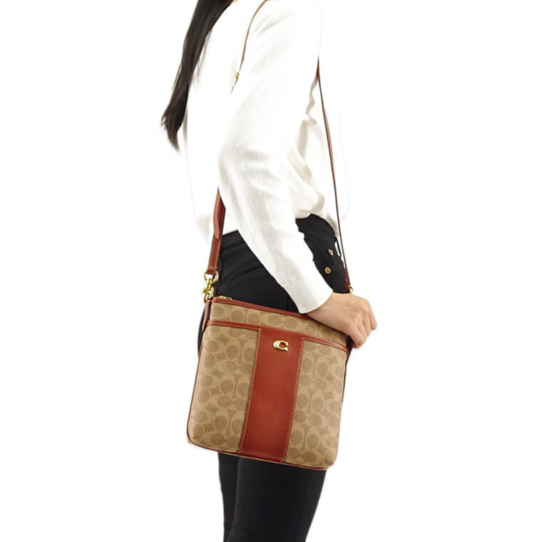 COACH レディース ショルダーバッグ KITT CC533 B4NQ4 タン ラスト TAN RUST