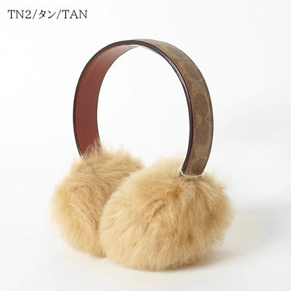 COACH レディース イヤーマフ SIGNATURE C COATED CANVAS SHEARLING EARMUFFS CCL09 2カラー