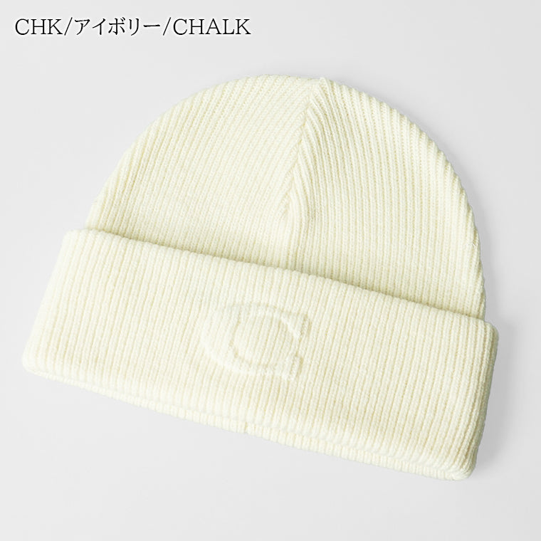 コーチ COACH メンズ レディース ニットキャップ アイボリー ブラック
