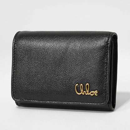 Chloe レディース 3つ折り財布 CHLOE ICONIC SMALL TRIFOLD CH25AP483O37 BLACK ブラック 001