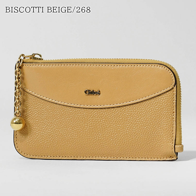 クロエ Chloe レディース フラグメントケース ベージュ ブラック