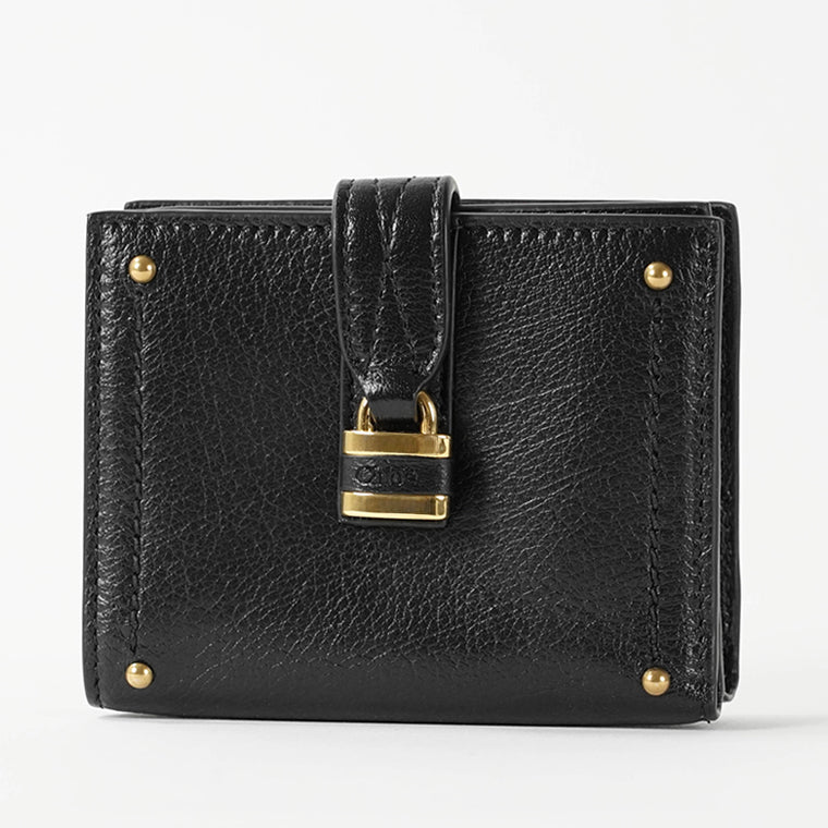 Chloe レディース 2つ折り財布 PADDINGTON SQUARE WALLET CH26SP916O37 BLACK ブラック 001
