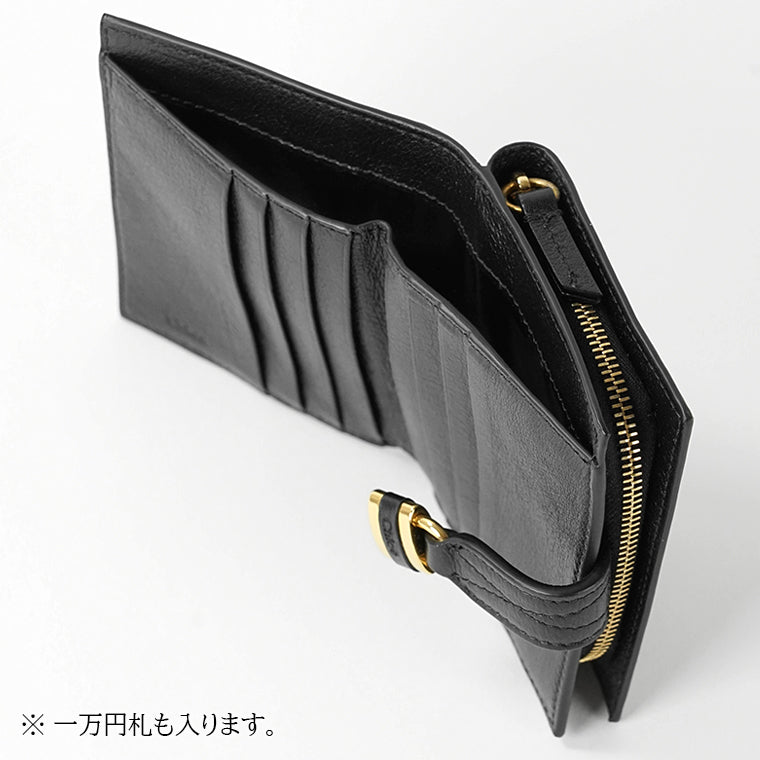 Chloe レディース 2つ折り財布 PADDINGTON SQUARE WALLET CH26SP916O37 BLACK ブラック 001