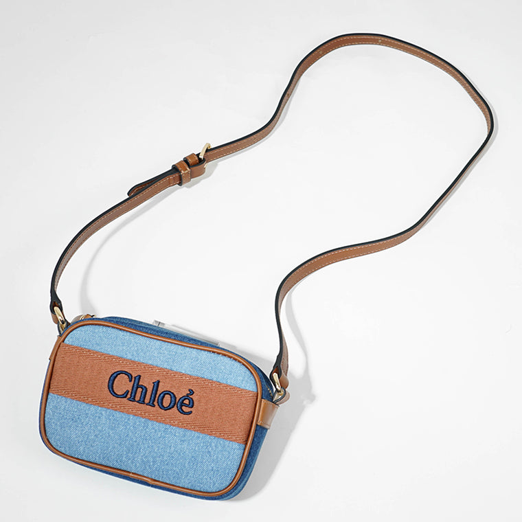 クロエ Chloe KIDS キッズ ショルダーバッグ デニムブルー – WORLDCLUB1989