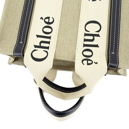 Chloe レディース トートバッグ WOODY SMALL TOTE CHC22AS397I26 WHITE BLUE 91J