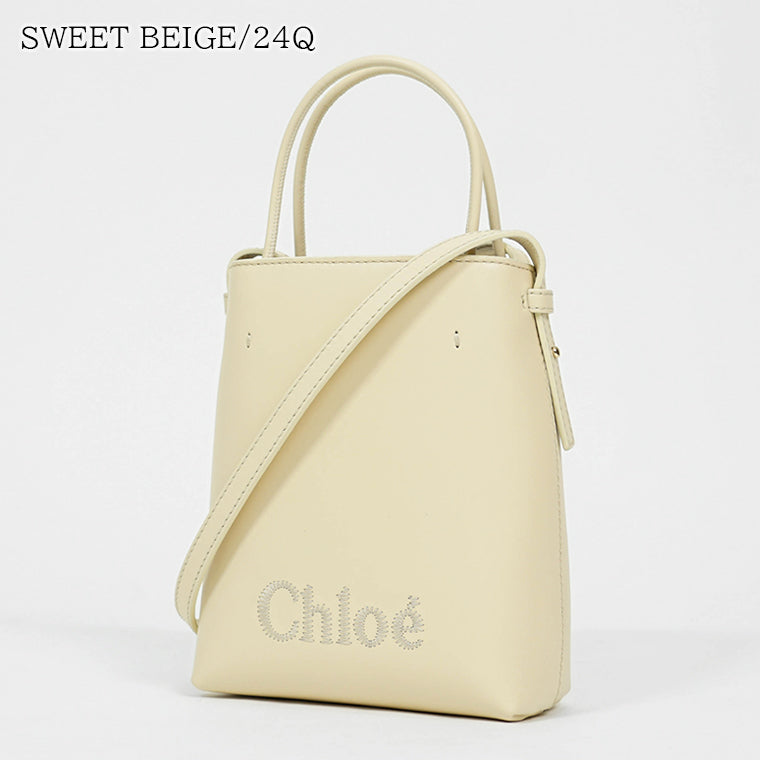 クロエ Chloe レディース ショルダーバッグ グレー ベージュ