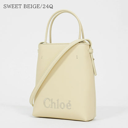 Chloe レディース ショルダーバッグ CHLOE SENSE MICRO TOTE CHC23UP873I10 2カラー