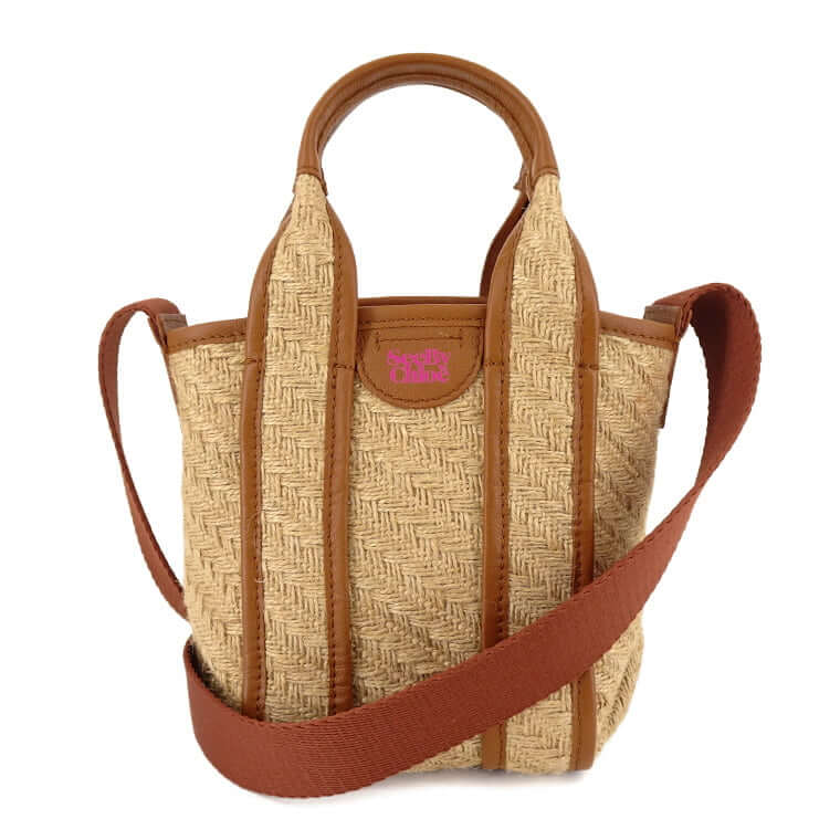 See By Chloe レディース トートバッグ LAETIZIA MINI CROSS BODY TOTE CHS23USB68D31 CARAMELLO ブラウン 242