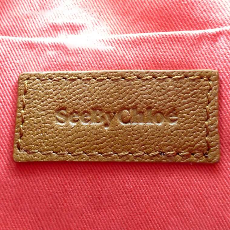 See By Chloe レディース トートバッグ LAETIZIA MINI CROSS BODY TOTE CHS23USB68D31 CARAMELLO ブラウン 242