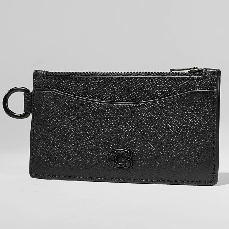 COACH メンズ カードケース ZIP CARD CASE CJ879 BLK ブラック BLACK