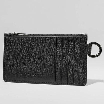 COACH メンズ カードケース ZIP CARD CASE CJ879 BLK ブラック BLACK