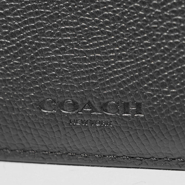 COACH メンズ カードケース ZIP CARD CASE CJ879 BLK ブラック BLACK