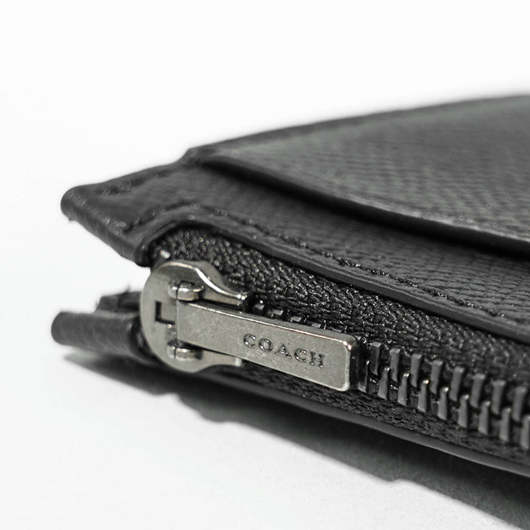 COACH メンズ カードケース ZIP CARD CASE CJ879 BLK ブラック BLACK