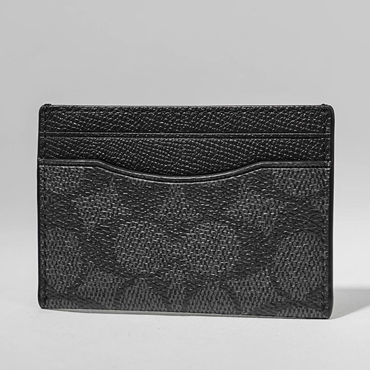 COACH メンズ コインケース＆カードケースセット 3 IN 1 L ZIP WALLET WITH SIGNATURE CANVAS CJ882 BK CQ ブラック チャコール BLACK CHARCOAL