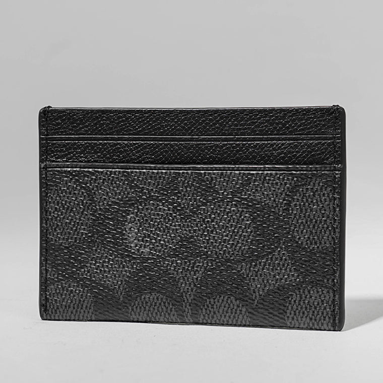 COACH メンズ コインケース＆カードケースセット 3 IN 1 L ZIP WALLET WITH SIGNATURE CANVAS CJ882 BK CQ ブラック チャコール BLACK CHARCOAL