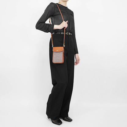 COACH レディース フォンケース PHONE CROSS BODY CM510 B4TA7 ブラウン COCOA BURNISHED AMBER