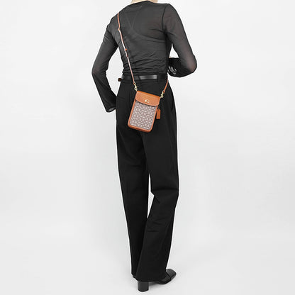COACH レディース フォンケース PHONE CROSS BODY CM510 B4TA7 ブラウン COCOA BURNISHED AMBER