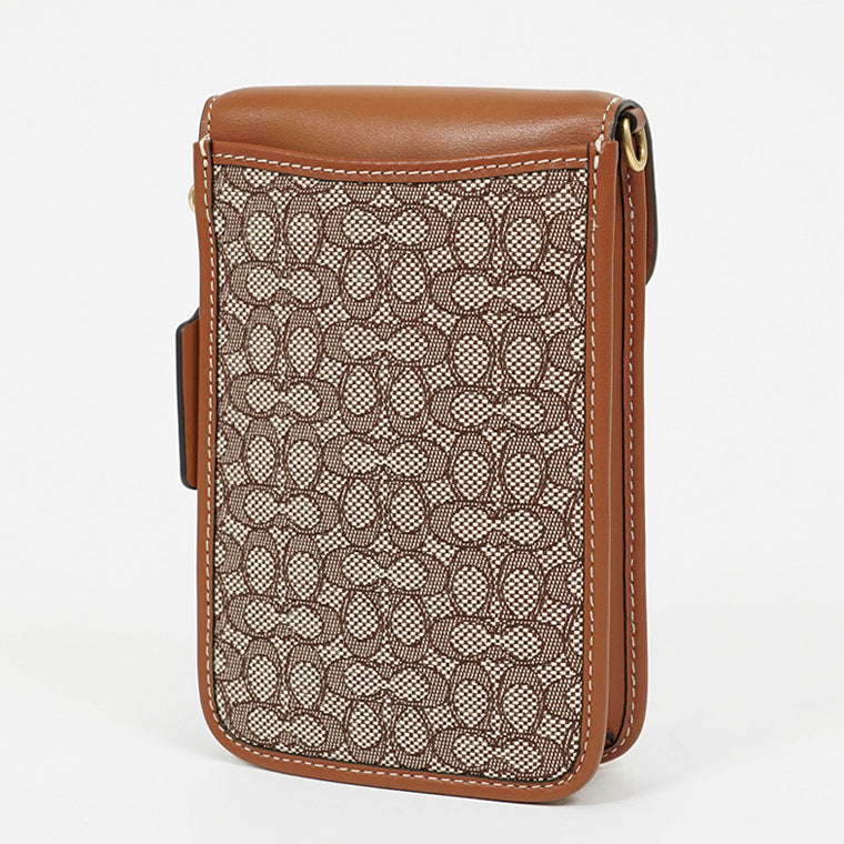 COACH レディース フォンケース PHONE CROSS BODY CM510 B4TA7 ブラウン COCOA BURNISHED AMBER