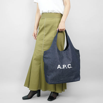 A.P.C. メンズ レディース トートバッグ TOTE NINON COCSX M61565 INDIGO インディゴ IAI