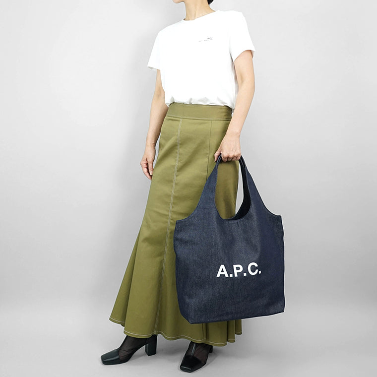 A.P.C. メンズ レディース トートバッグ TOTE NINON COCSX M61565 INDIGO インディゴ IAI