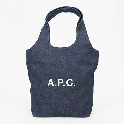 A.P.C. メンズ レディース トートバッグ TOTE NINON SMALL COCSX M61861 INDIGO インディゴ IAI