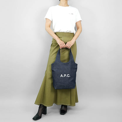 A.P.C. メンズ レディース トートバッグ TOTE NINON SMALL COCSX M61861 INDIGO インディゴ IAI