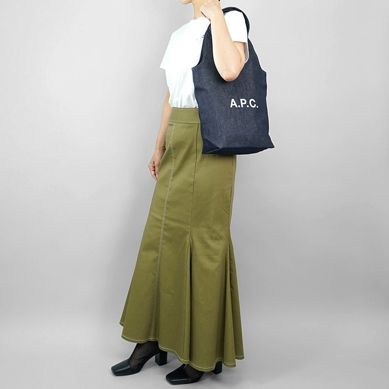 A.P.C. メンズ レディース トートバッグ TOTE NINON SMALL COCSX M61861 INDIGO インディゴ IAI