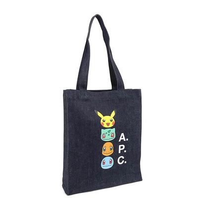 A.P.C. メンズ レディース トートバッグ TOTE LOU POKEMON COCSX M61908 INDIGO インディゴウォッシュ IAI