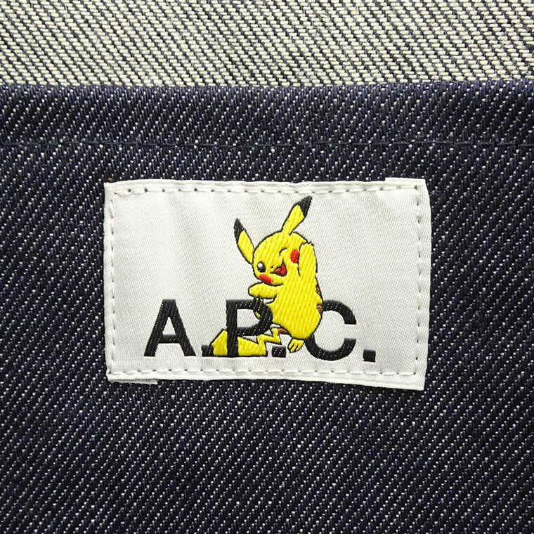 A.P.C. メンズ レディース トートバッグ TOTE LOU POKEMON COCSX M61908 INDIGO インディゴウォッシュ IAI